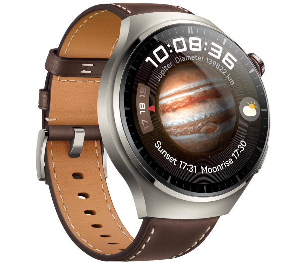 HUAWEI WATCH 4 Pro Elite Srebrny/Brązowy - 1148324 - zdjęcie 3